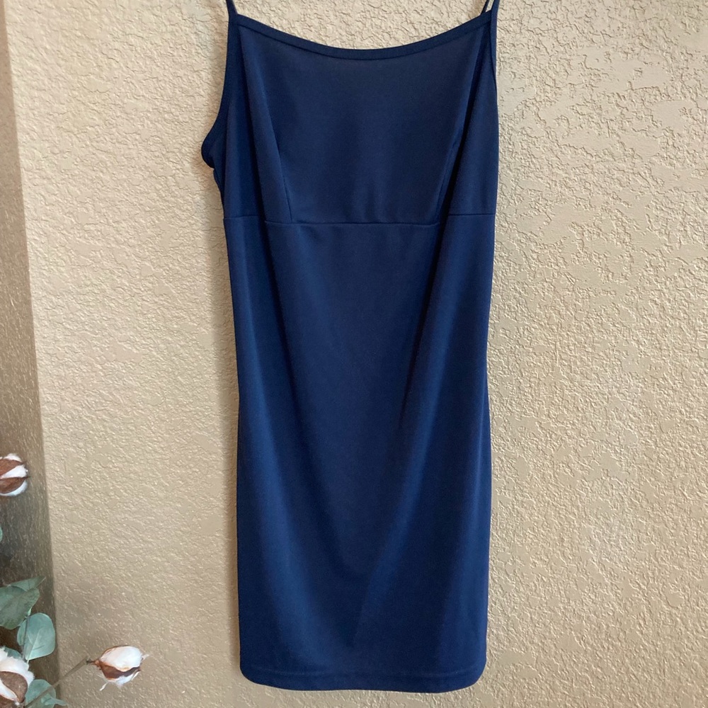 Beobe Navy Slip Dress.  Size Small.